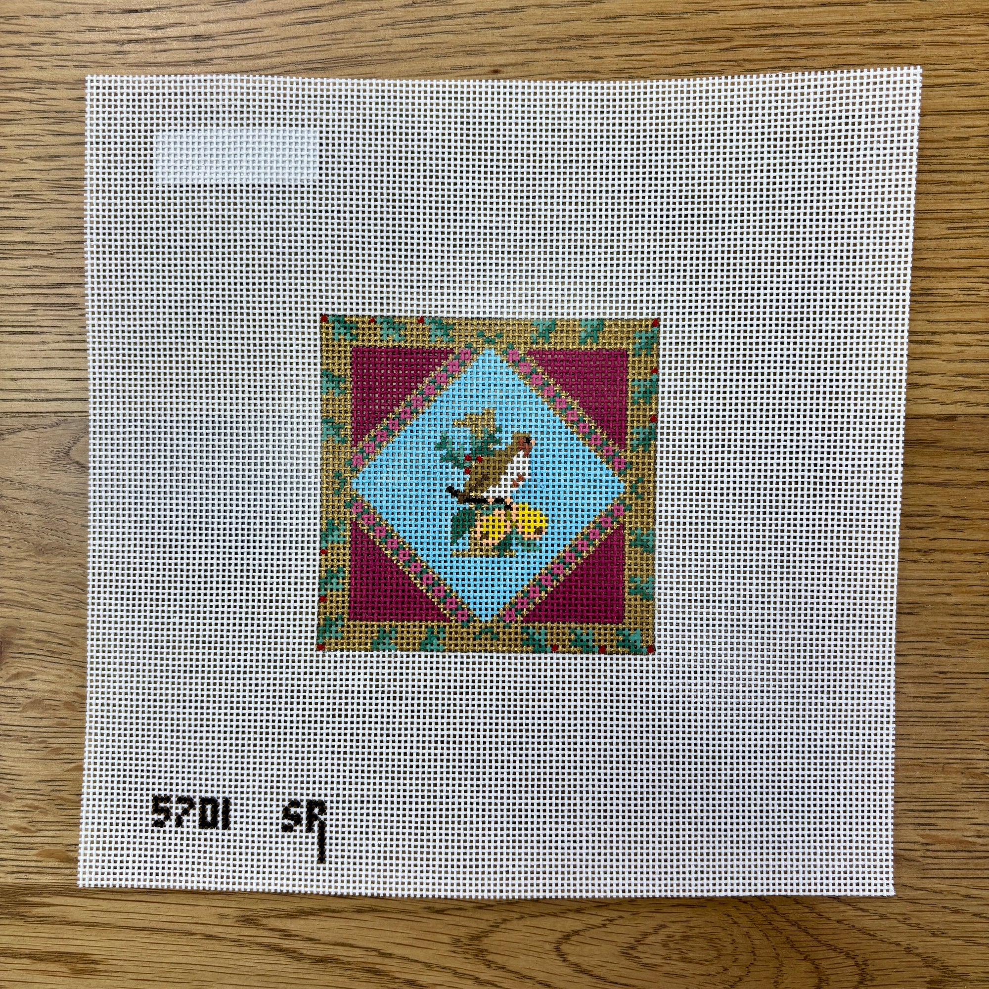 Twelve Days of Christmas - 3" Square - Day 1