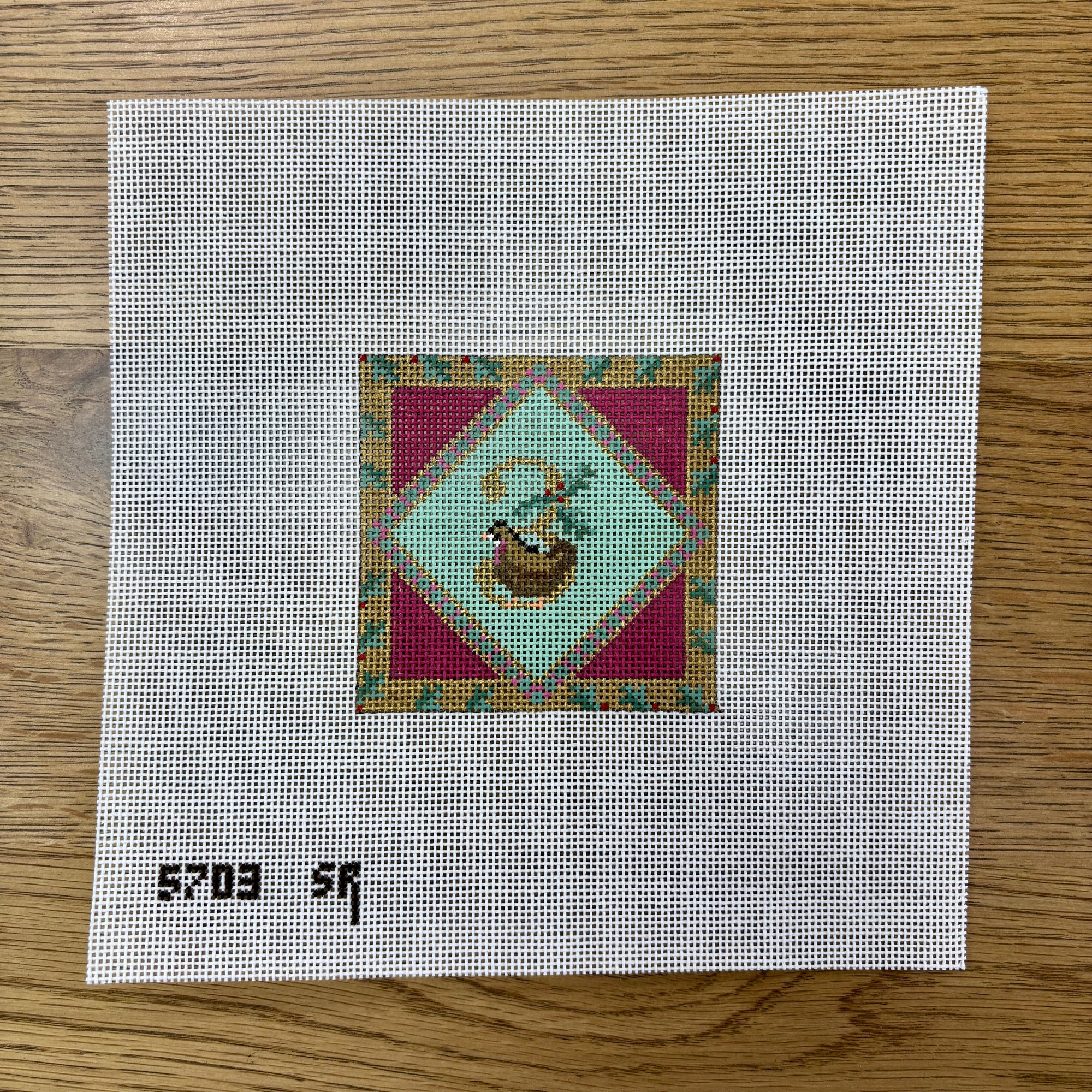 Twelve Days of Christmas - 3" Square - Day 3