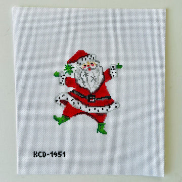 Retro Santa with Dots - The Flying Needles