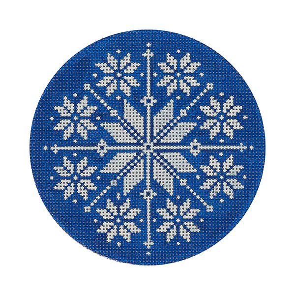 Blue Nordic Snowflake