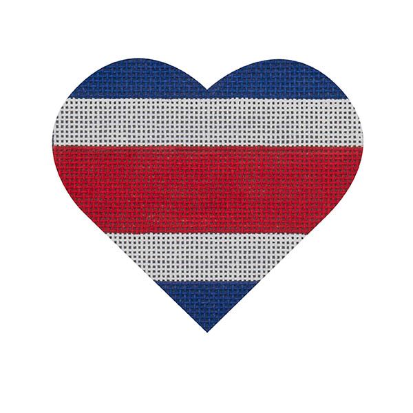 Washington DC Flag Heart