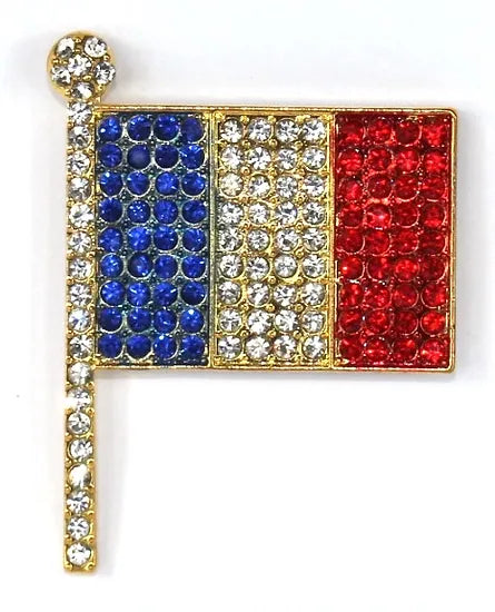 French Flag Bling Magnet Needleminder - The Flying Needles