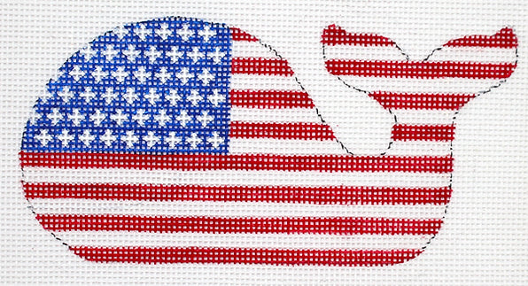 Patriotic Mini Whale American Flag - The Flying Needles