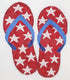 Patriotic Mini Flip Flops - The Flying Needles