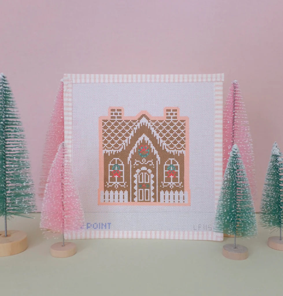 Christmas Village Gingerbread House - The Flying Needles