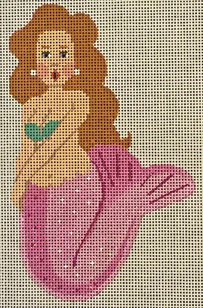 Pink and Turquoise Mini Mermaid - The Flying Needles
