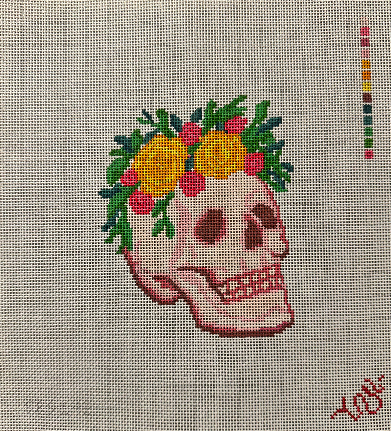 Floral Skull - The Flying Needles