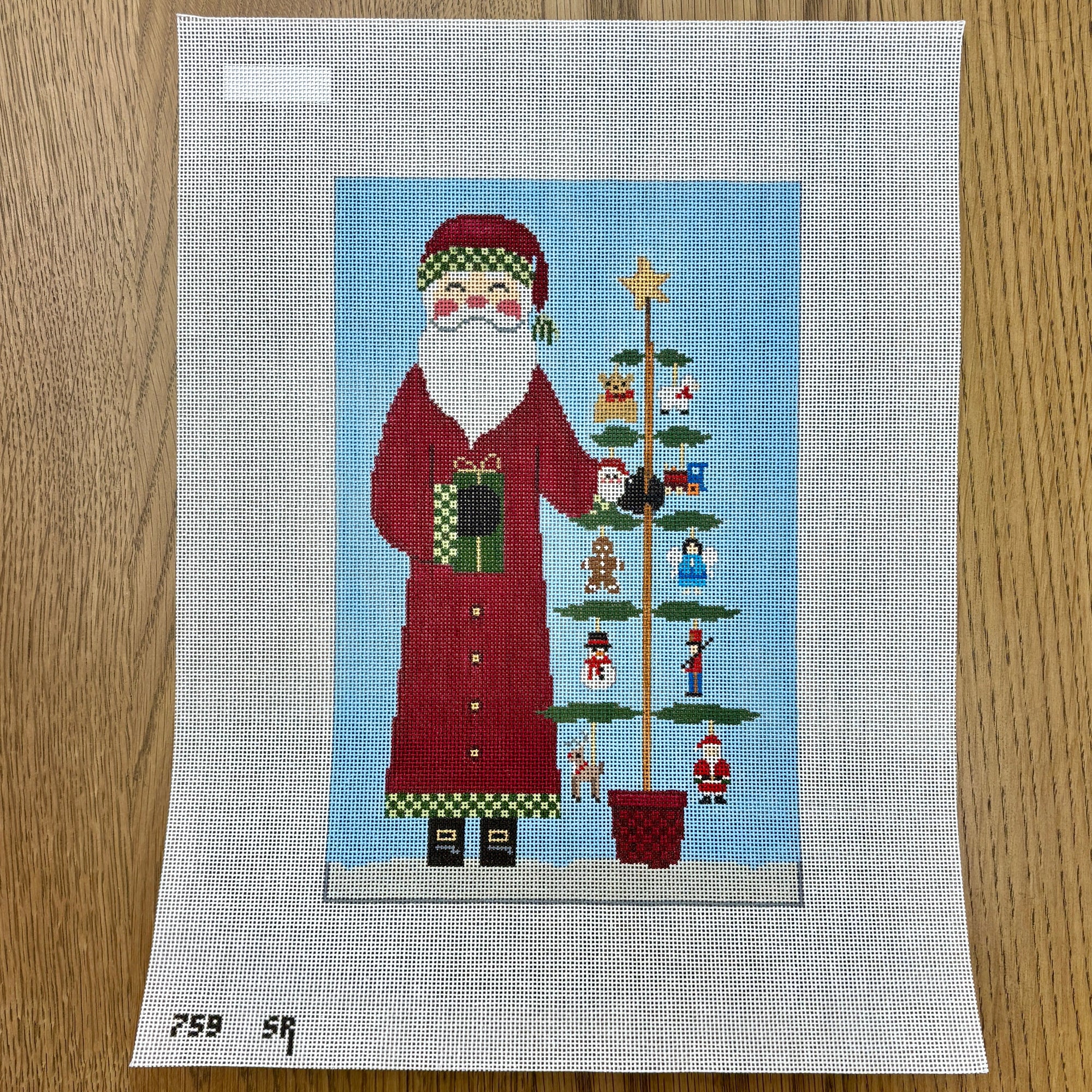 Santa with Toy Tree