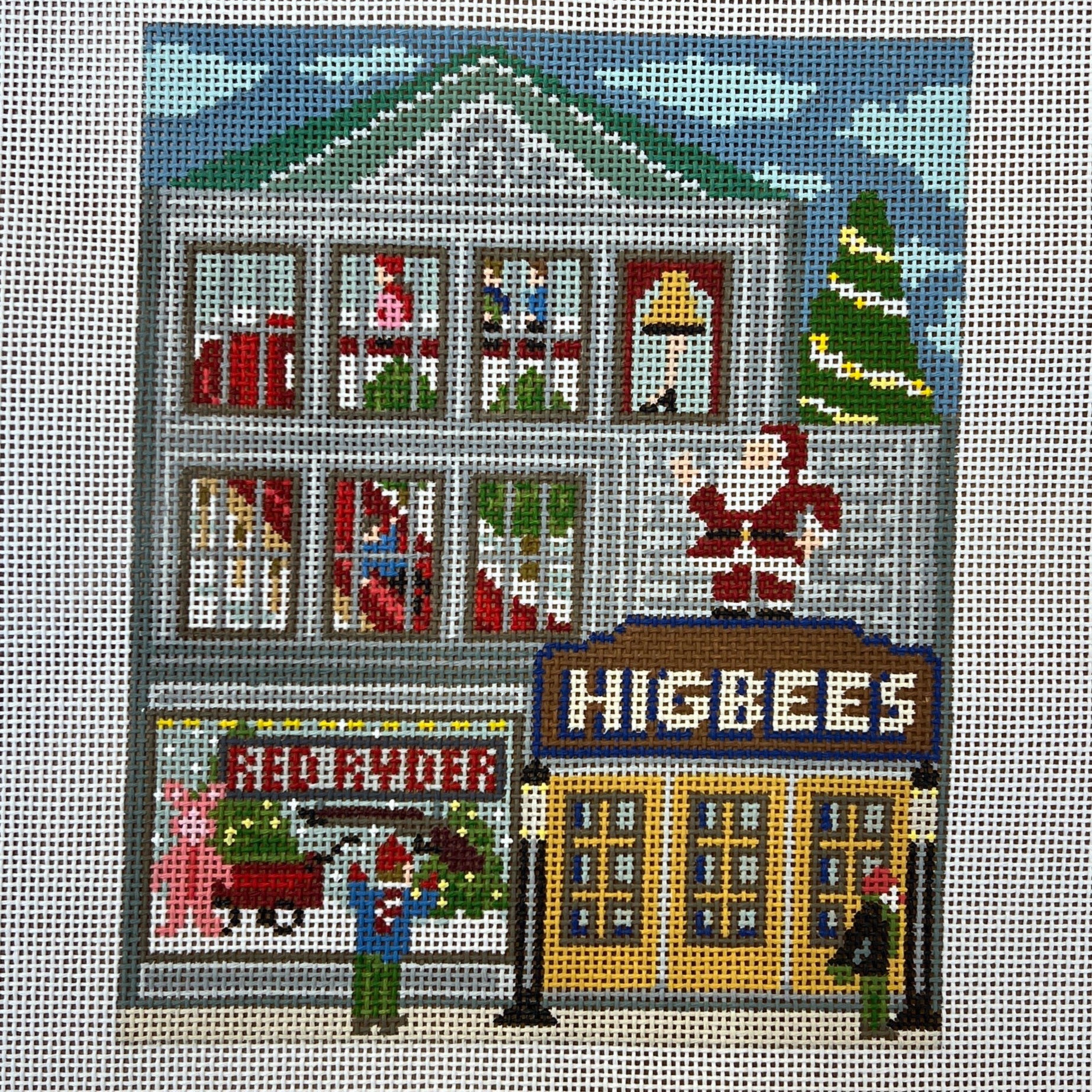 Higbees Storefront - The Flying Needles