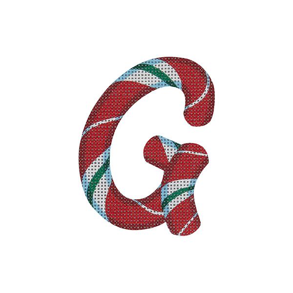 Candy Cane Letter G