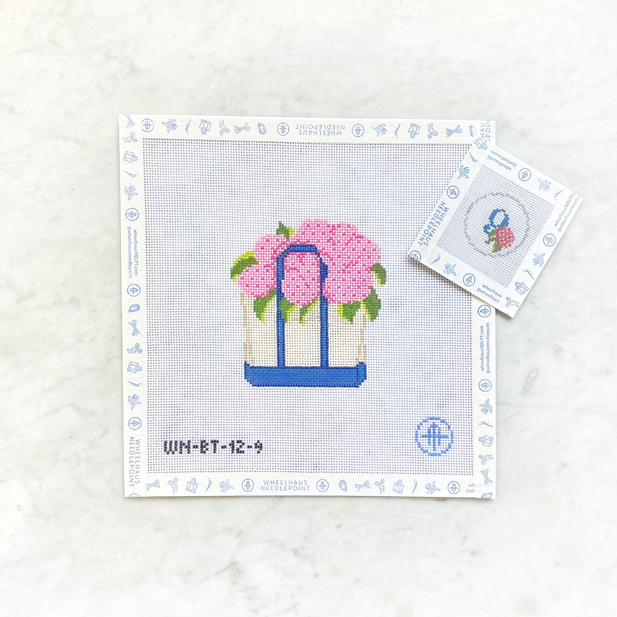 Blooming Hydrangeas Tote - Pink - Day 9 - The Flying Needles