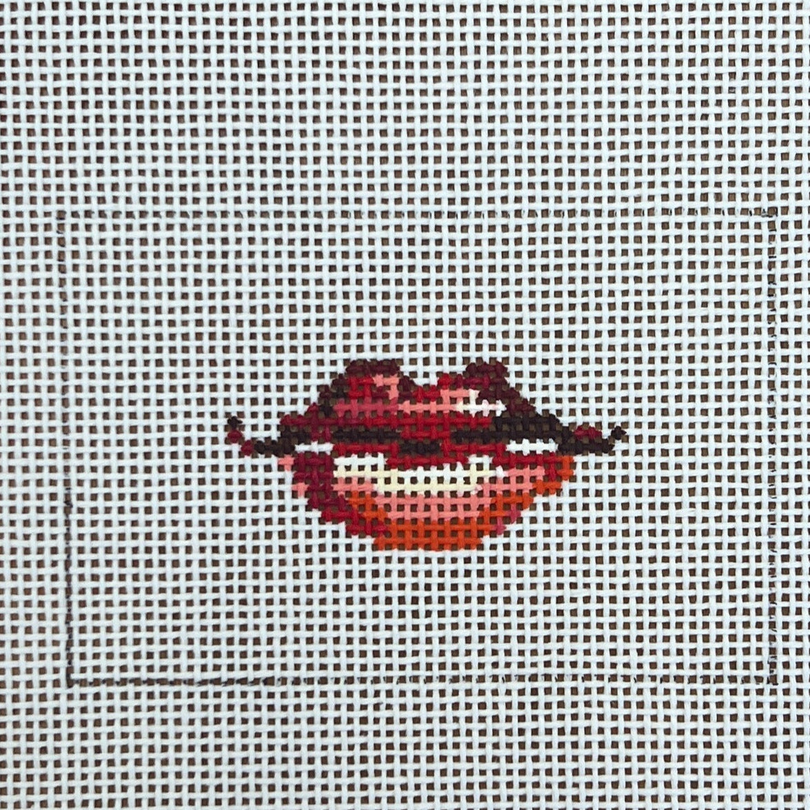 Lips Luggage Tag - The Flying Needles