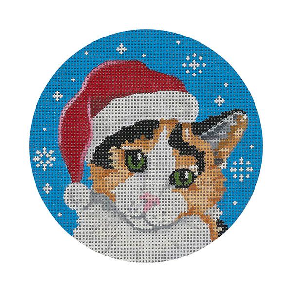 Calico Cat Santa