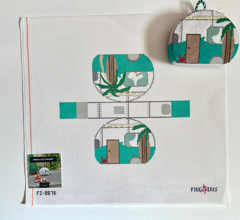 3D Beach Airstream Camper - The Flying Needles