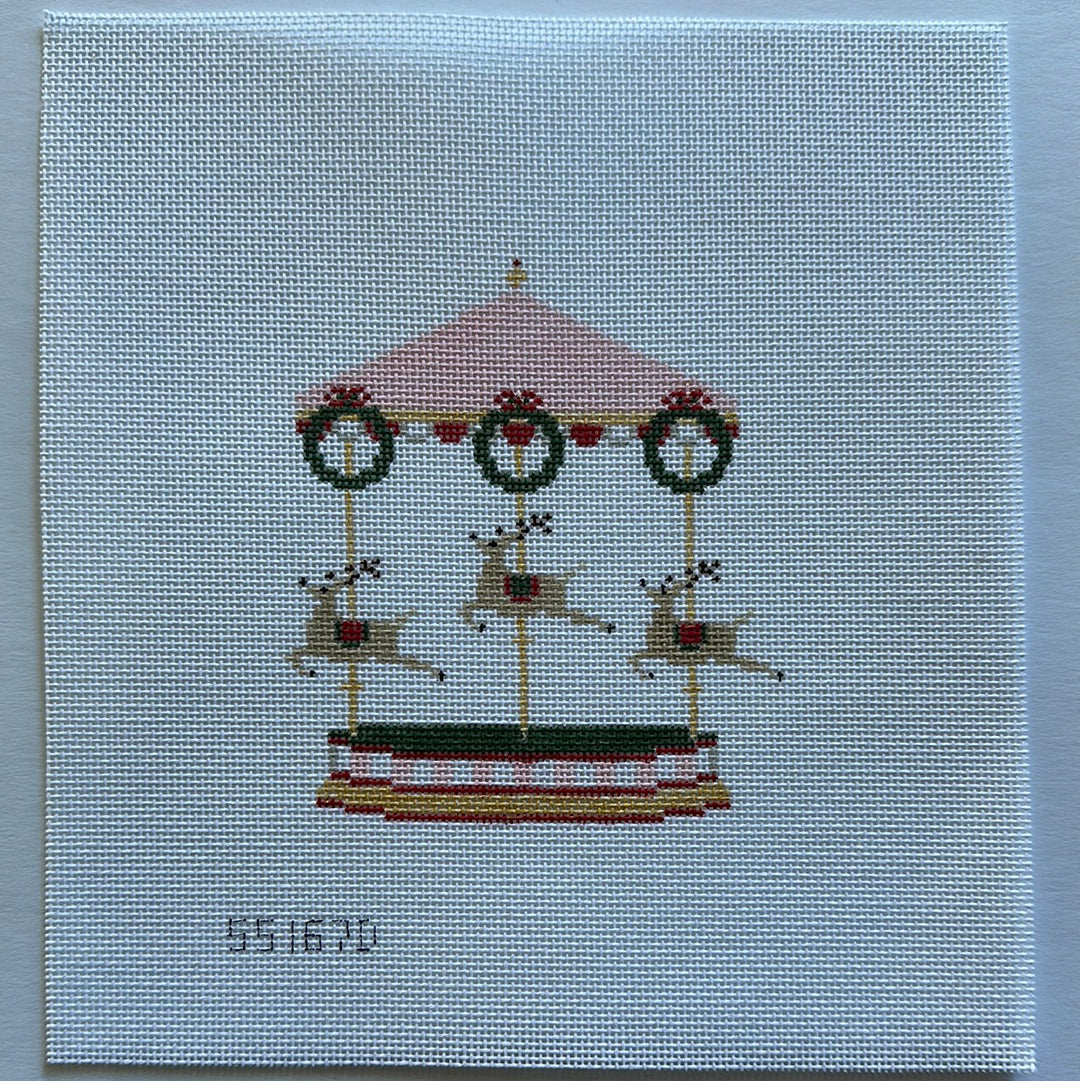 Carousel Series - Christmas Reindeer - The Flying Needles