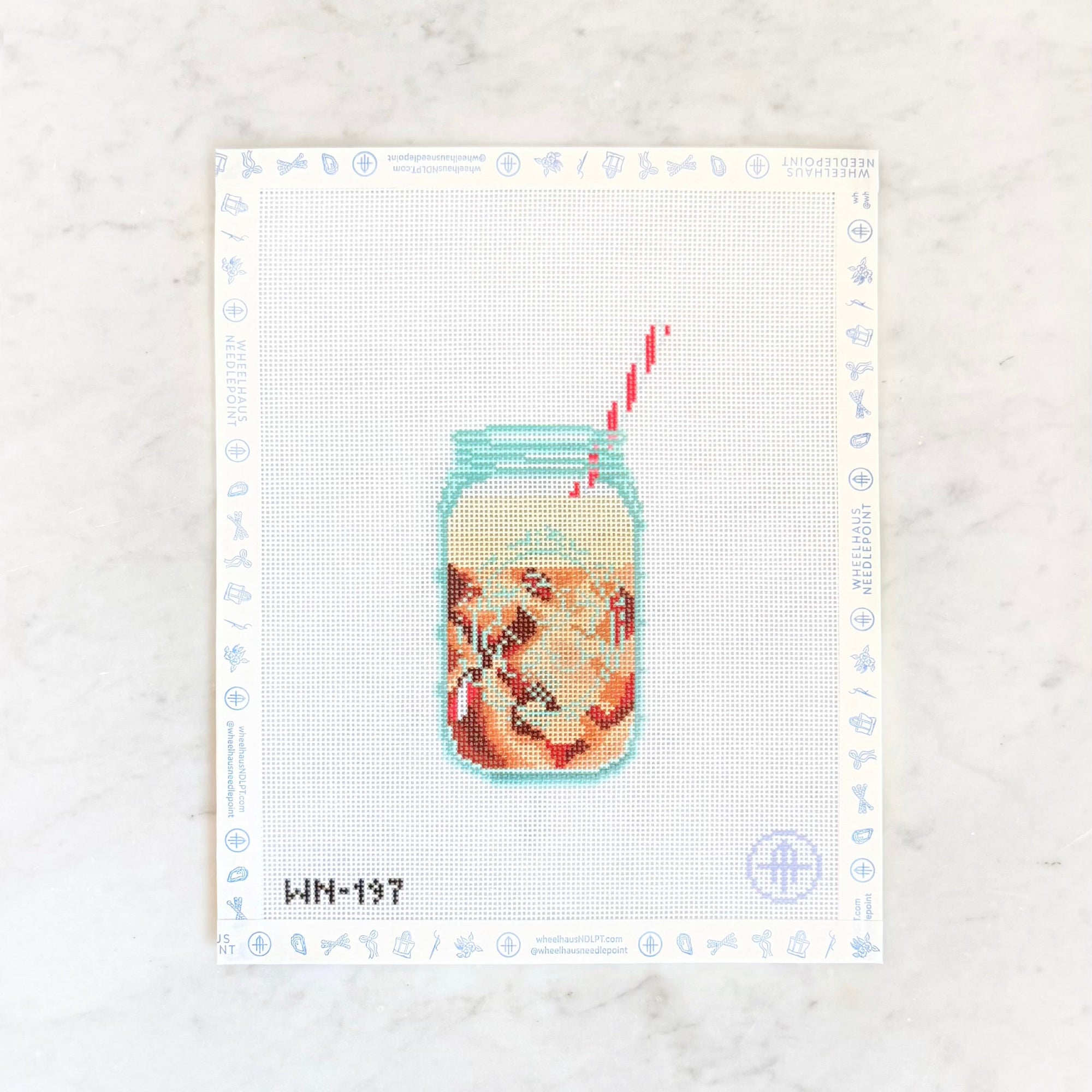 Frothy Iced Coffee - The Flying Needles