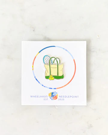 1-LOVE Tennis Boat Tote Needle Minder - The Flying Needles