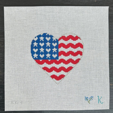 Patriotic Heart - The Flying Needles