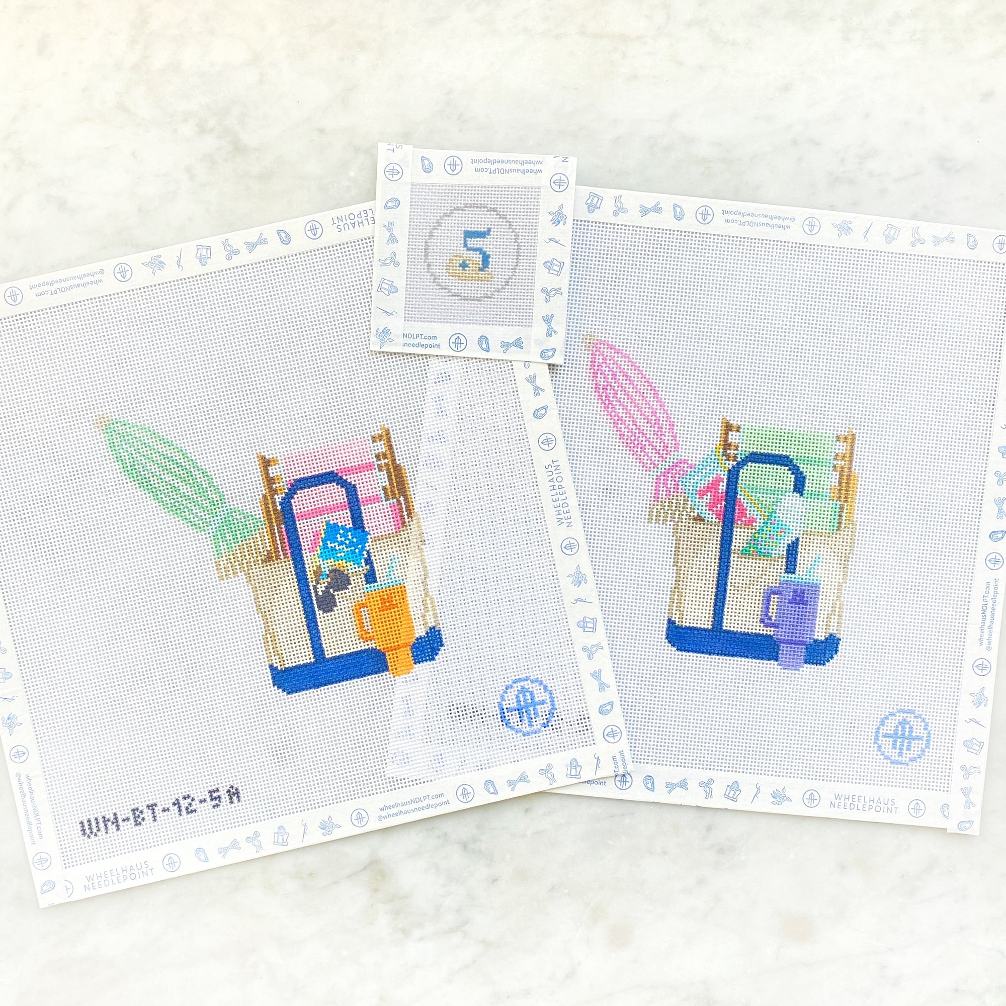 Sunny Days on the Beach Tote - Day 5 Stitching - The Flying Needles