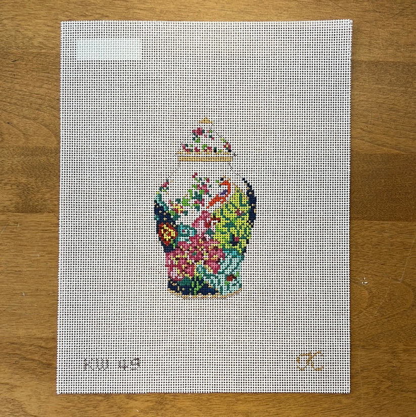 Tobacco Leaf Ginger Jar - The Flying Needles