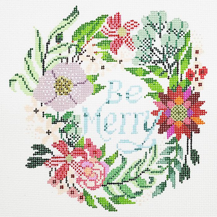 Be Merry Wreath - The Flying Needles
