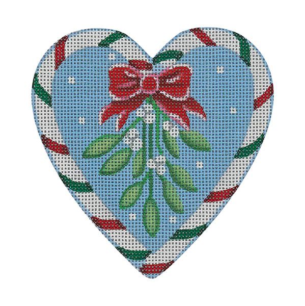 Candy Cane Heart, Mistletoe