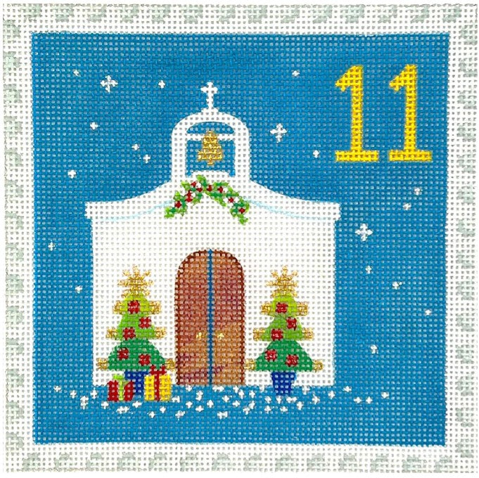 Klara Hawkins Advent Stamps (Set of 24) - The Flying Needles
