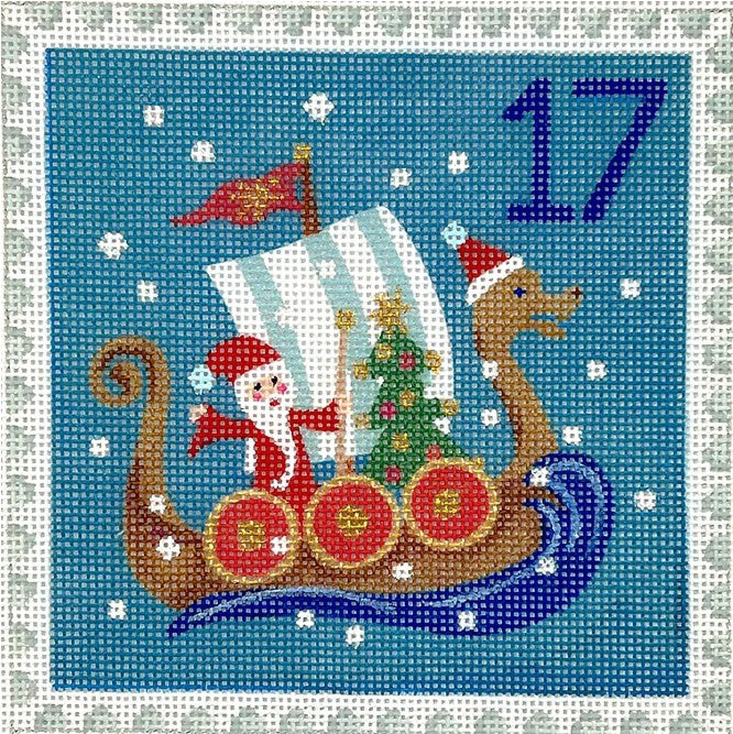 Klara Hawkins Advent Stamps (Set of 24) - The Flying Needles