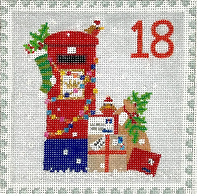 Klara Hawkins Advent Stamps (Set of 24) - The Flying Needles