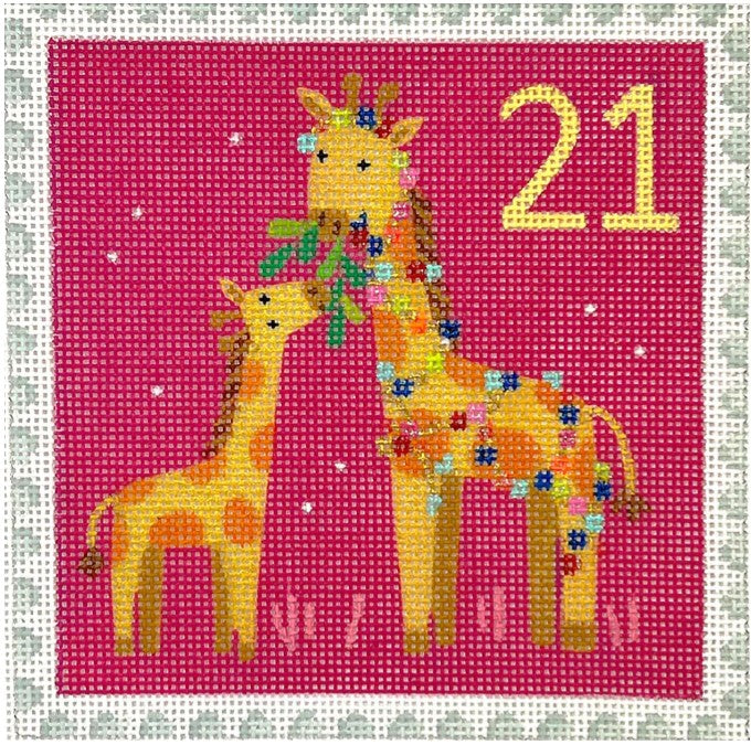Klara Hawkins Advent Stamps (Set of 24) - The Flying Needles