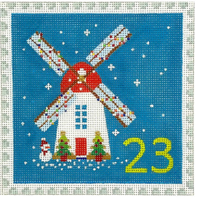 Klara Hawkins Advent Stamps (Set of 24) - The Flying Needles