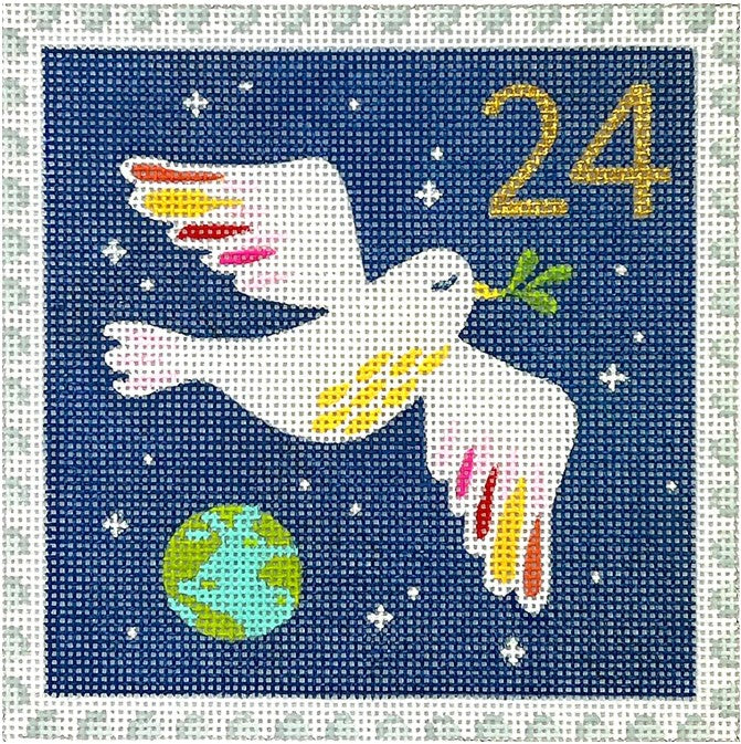 Klara Hawkins Advent Stamps (Set of 24) - The Flying Needles