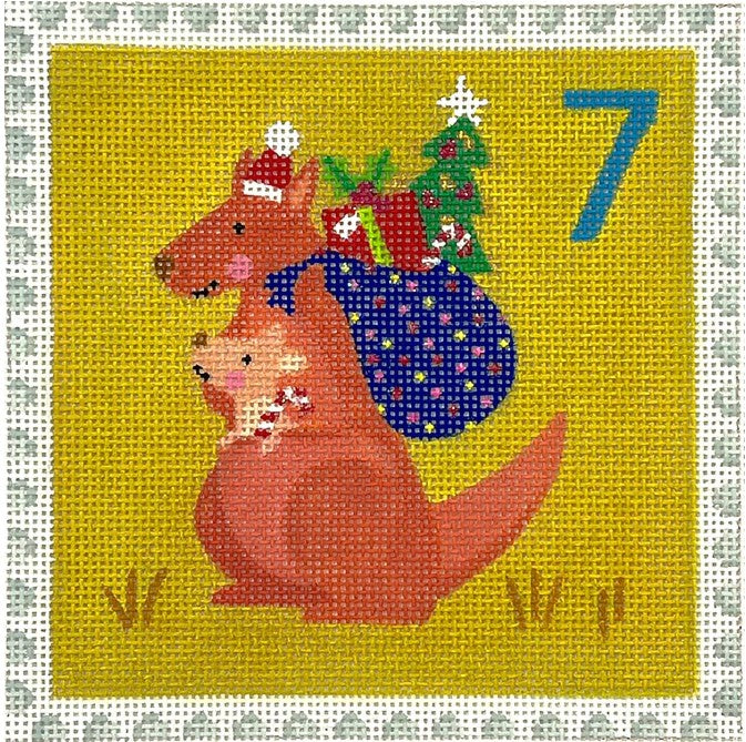 Klara Hawkins Advent Stamps (Set of 24) - The Flying Needles
