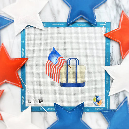 Americana Boat Tote - The Flying Needles