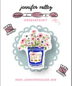 Peonies and Coffee Needleminder - The Flying Needles