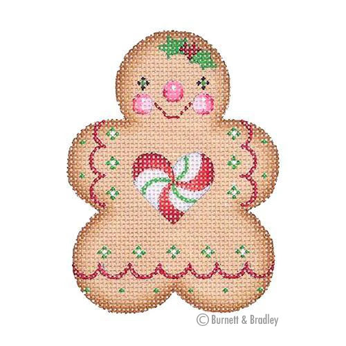 Heart Peppermint Gingerbread Girl - The Flying Needles