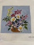 English Wildflower Basket with Stitch Guide - The Flying Needles