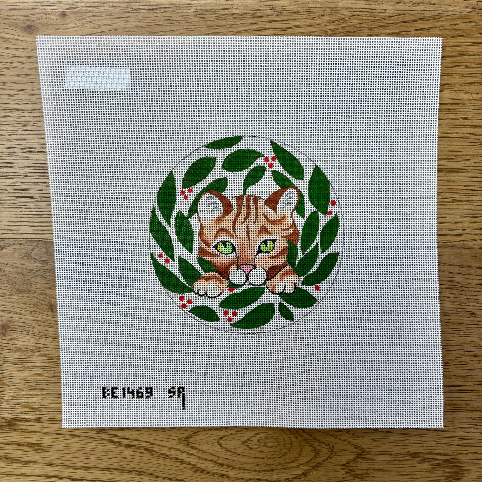 Kitten in Wreath