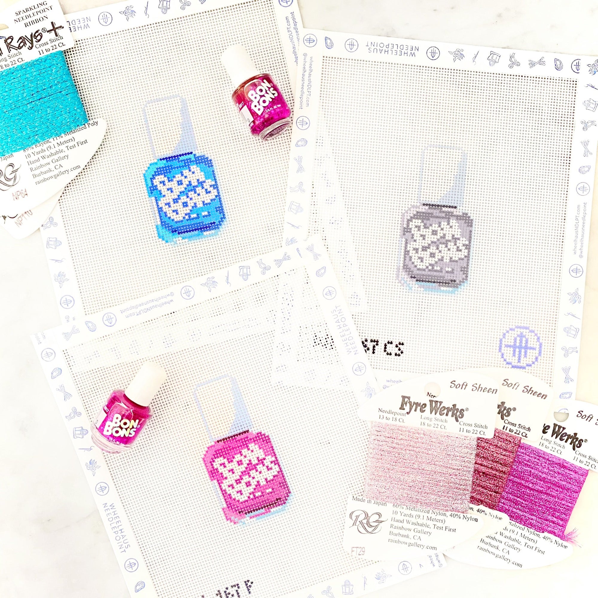 Bon Bons Nail Polish Blue - The Flying Needles