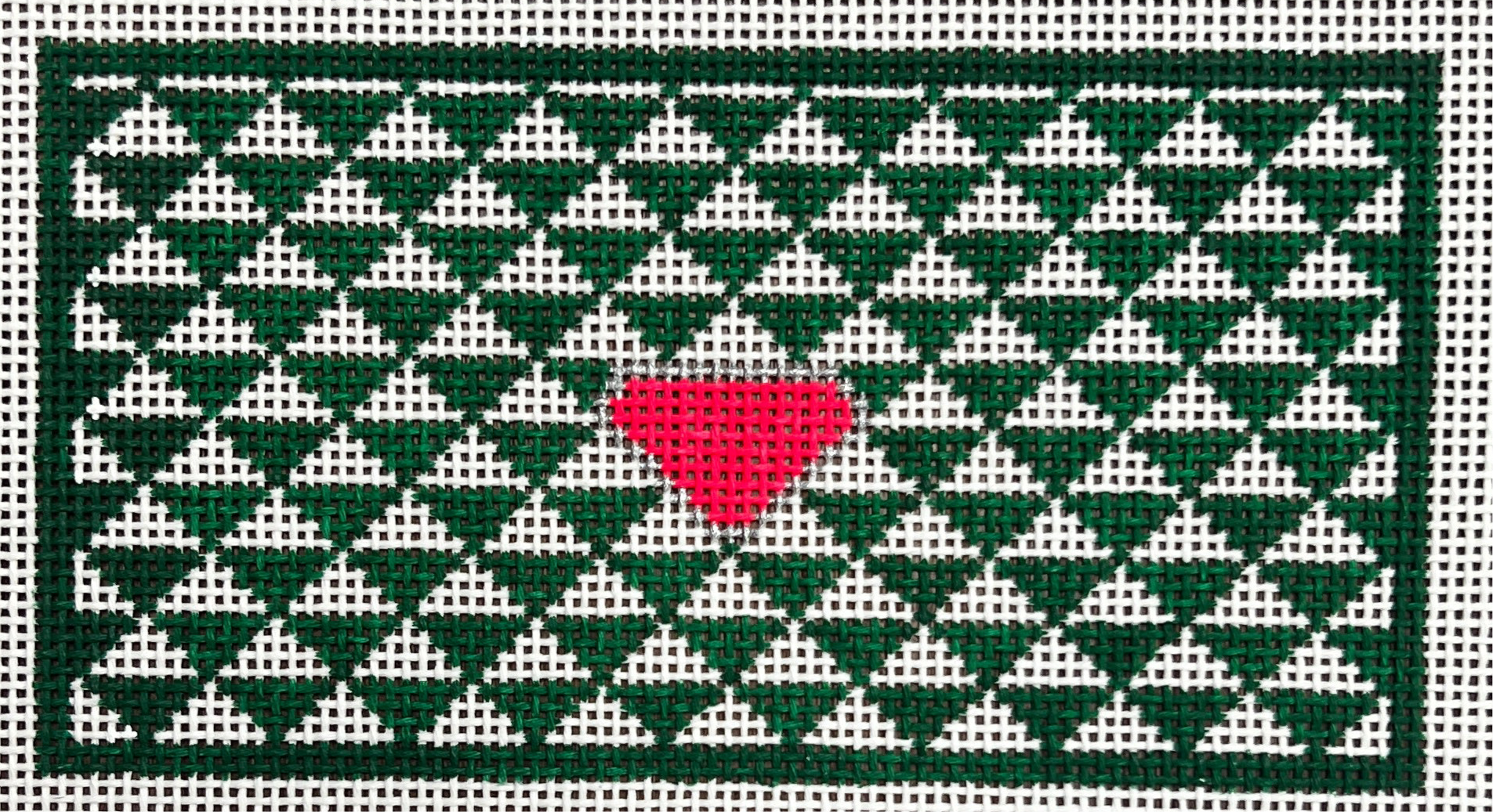 Green &amp; Pink Triangle Insert - The Flying Needles