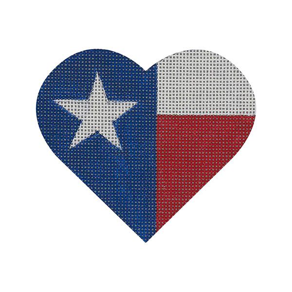 Texas Flag Heart