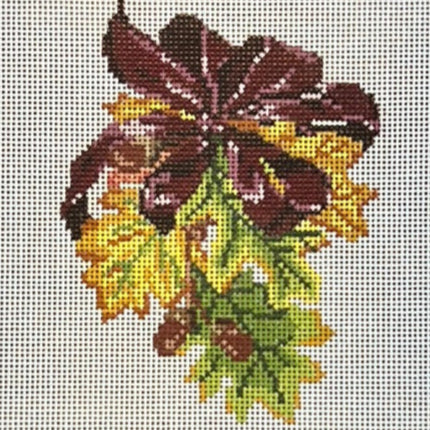 Fall Foliage Ornament Canvas - The Flying Needles