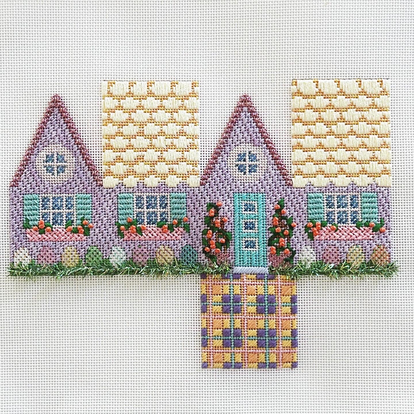 Yellow Scallop Easter Cottage Kit - The Flying Needles