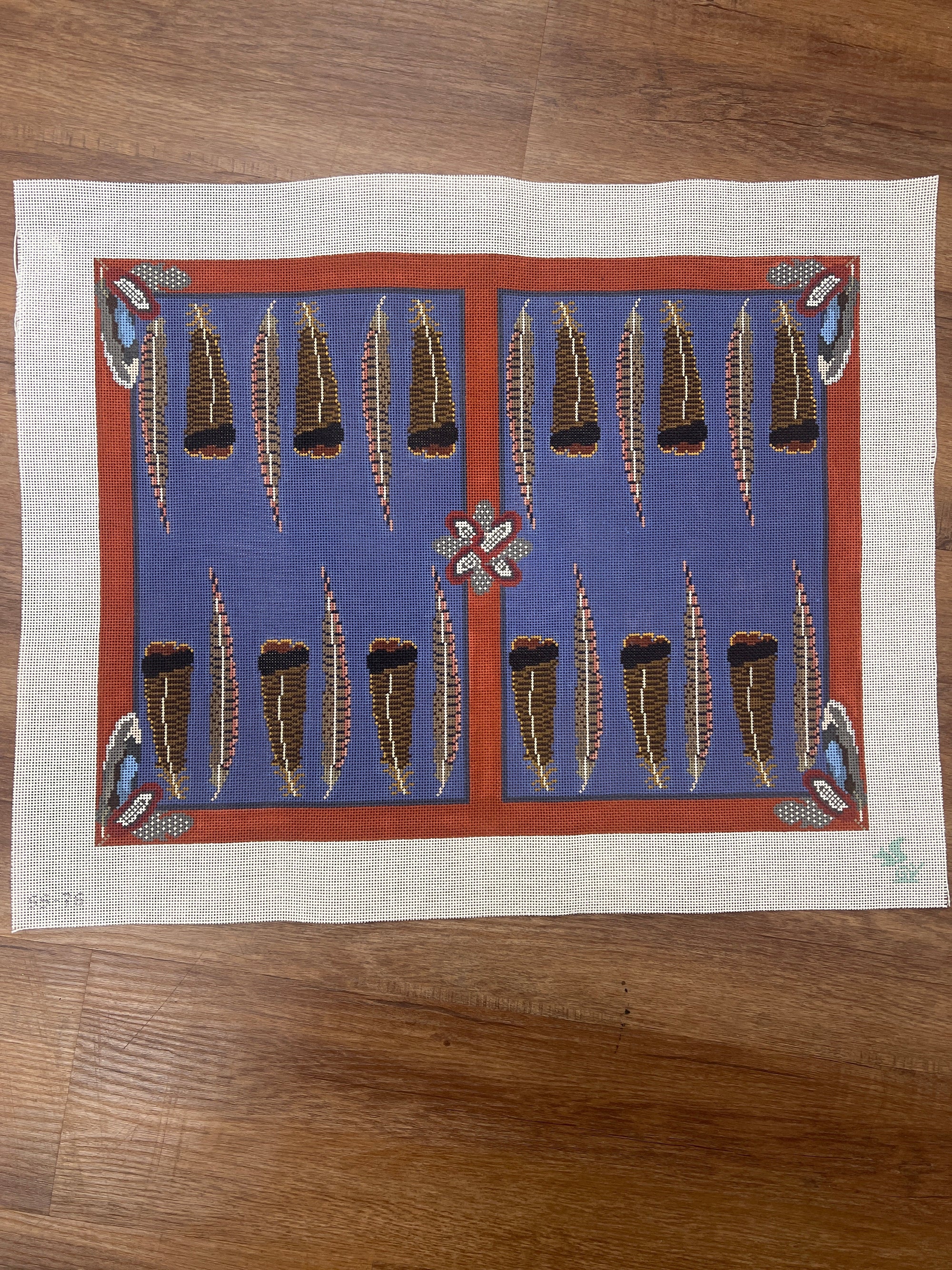 Gamebird feathers Backgammon - The Flying Needles