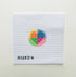 Multicolored Heart Key Fob Insert - The Flying Needles