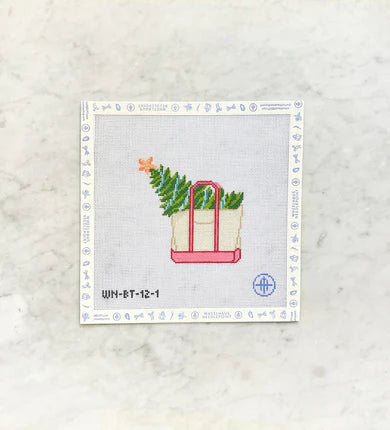 1 Starfish On Top A Christmas Tree Tote-Day One - The Flying Needles