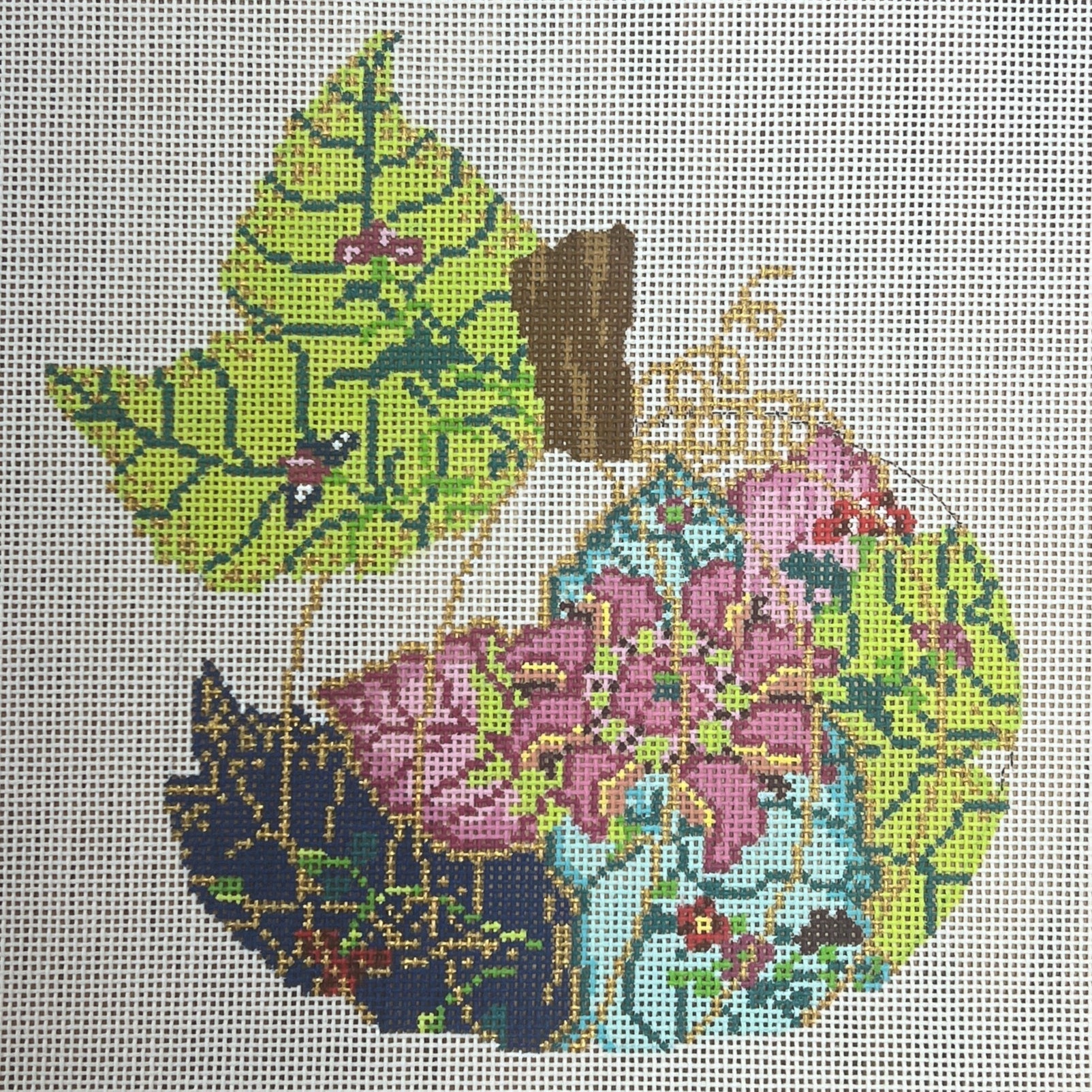 Tobacco Leaf Pumpkin Canvas - The Flying Needles