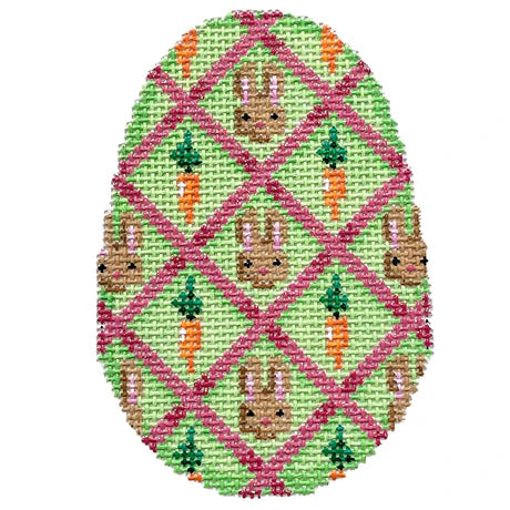 Bunnies in Lattice Egg - The Flying Needles