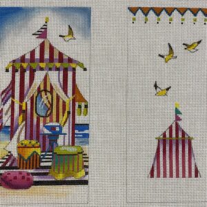 Beach Tent eyeglass case - The Flying Needles