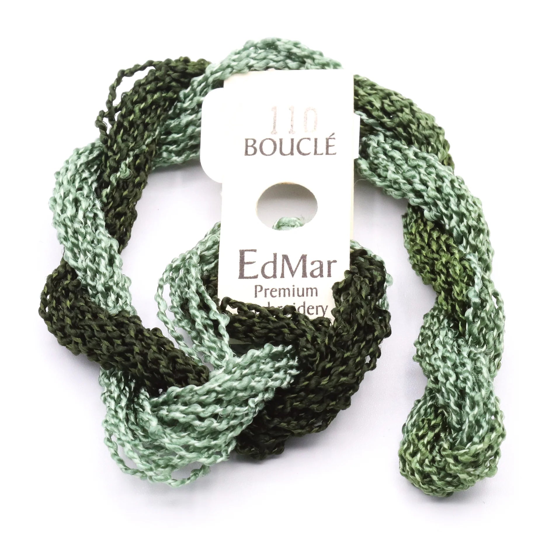 Boucle #110 Dark to Pale Forest Green - The Flying Needles